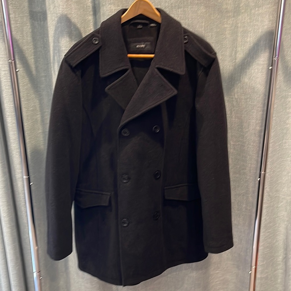 Alfani - Black Peacoat - L
